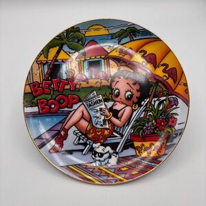 Vintage Danbury Mint Betty Boop Summer Bathing Beauty F8642 Collectors Plate